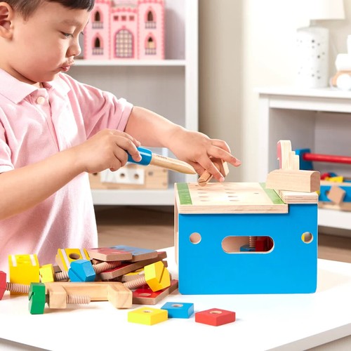 Wooden building toy set - wooden,
