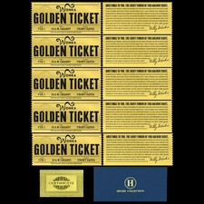 10pc/lot Wonka Gold Foil