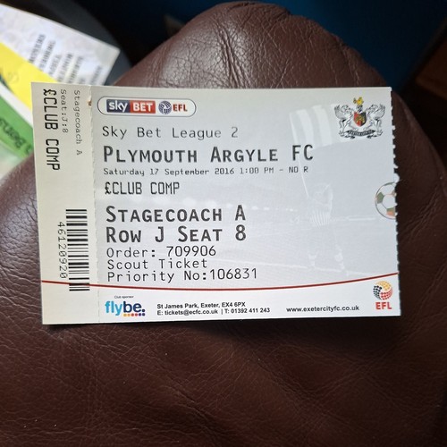 2016 exeter city v - 17/9/2016,