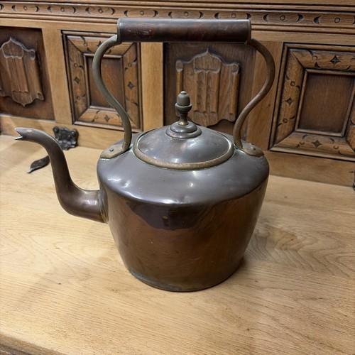 Antique vintage copper kettle - antique,