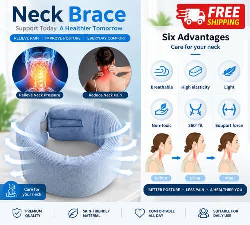 Soft foam neck collar support - foam,