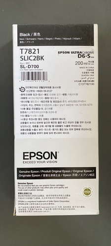 Genuine epson t7821 black - genuine,