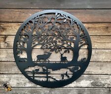 Wall Art Deer Hare Garden