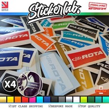 Rota grid V sticker set x4 15"-16", decals, vinyl, Volk Rays, gridv JDM ,TE37