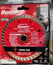 BAUER 4-1/2 in. Turbo Rim Wet
