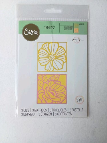 Sizzix thinlits dies - sizzix, floral