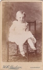 CDV PHOTO.  CUTE YOUNG CHILD