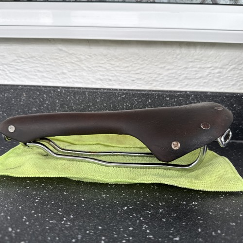 Brooks vintage leather saddle - brooks,