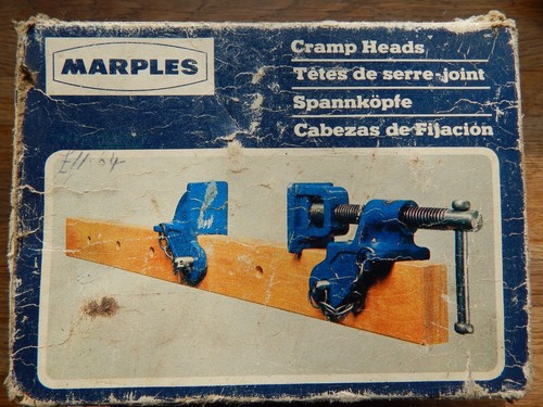 Marples cramp heads m130 boxed - cramp,