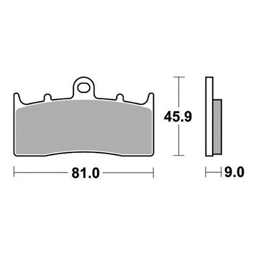 Ant racing brake pads - racing, sbs