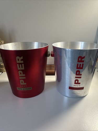 Metal champagne buckets - champagne,