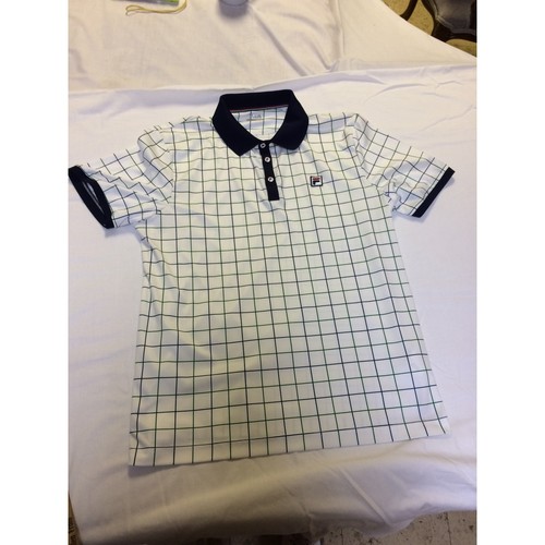 Vintage fila button polo - fila, up