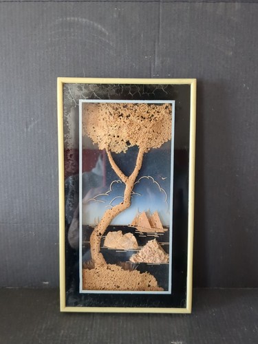 Chinese hand carved cork art - hand,