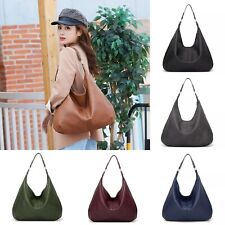Women Designer Leather Shoulder Bag Large Capacity Ladies Handbag Hobo Tote