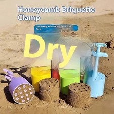 Simulation Briquette Machine Toy Manual Hand Pressure Honeycomb Play Sand Mold