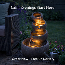 4 Tier Garden Water Fountain