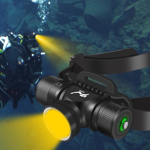 Diving led headlamp waterproof - diving,