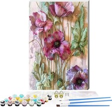 Qihensail Flower Framed Paint