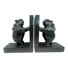 Elephant Bookends Pair Heavy