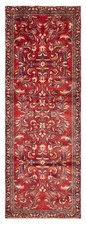 Vintage Hand-knotted Runner Rug 3'5" x 10'2" Traditional Oriental Wool Carpet