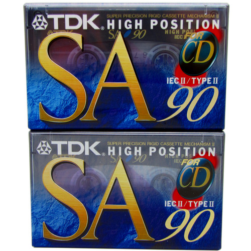Tdk sa90 type ii chrome - x,