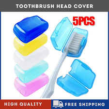 5pcs Portable Toothbrush Head Cover, Toothbrush Protector Cap Holder.
