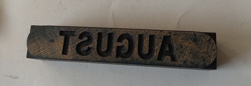 Wooden letterpress printing - letterpress,