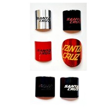 SANTA CRUZ BIKE HEAD BADGE DECAL STICKER 3M BMX ALUMINIUM REPLICA SKATEBOARD