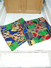 TWO HANDMADE INDIAN KANTHA PATCHWORK CUSHION COVERS -LESS THAN HALF PRICE!