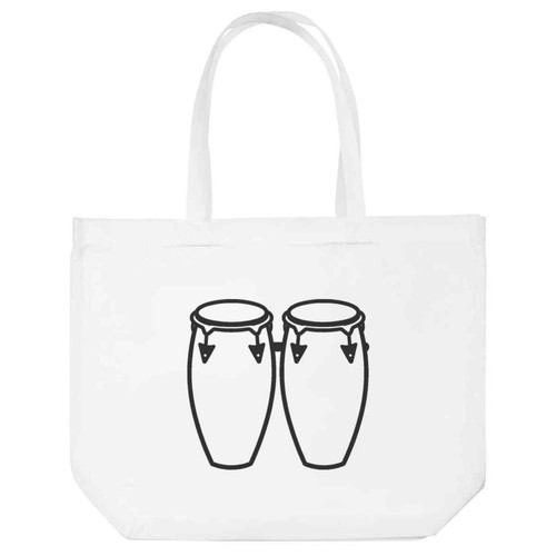 Conga drums shopping tote - 'conga,