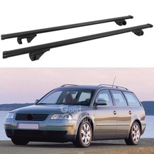53" Car Roof Rack Black Cross