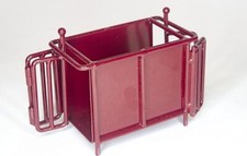 Little Buster Toys 1:16 Red Hog/Sheep/Goat Crate Scales - Metal Construction