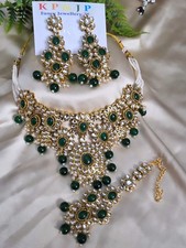 Indian/Pakistani Asian Bollywood Style Choker Set With Earring Tikka Partywear