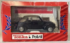 Vintage Tonka Polistil 1:25 02256 Black Volkswagen Beetle Diecast Model Boxed
