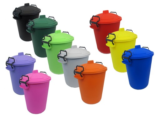 Coloured bin 50l - , ideal