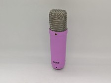 FAULTY Rode NT1 Signature Series studio condenser microphone XLR mic purple READ