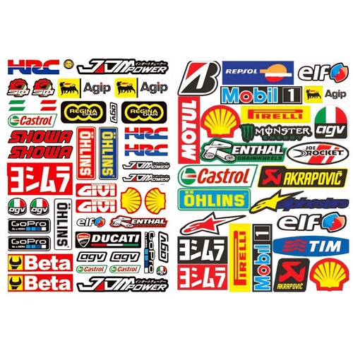 68x stickers sheets - 2,