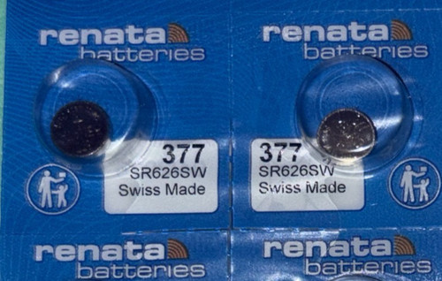 Pack renata 377 batteries - pack,