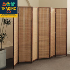 6 Panel Bamboo Room Divider