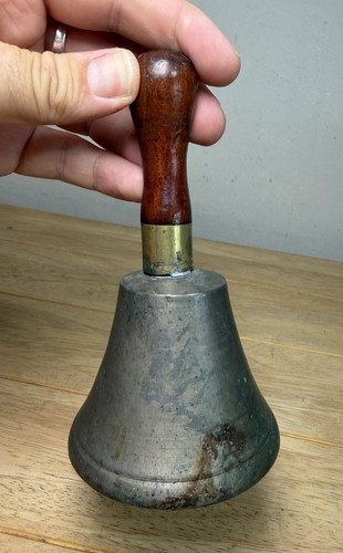 Antique metal school - metal, hand