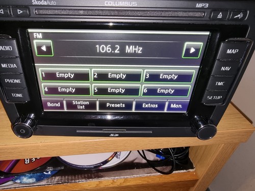 Skoda columbus radio head unit - columbus,