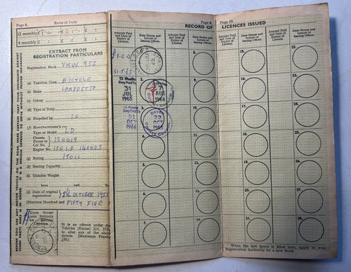 Original log book for - original, r.f.60
