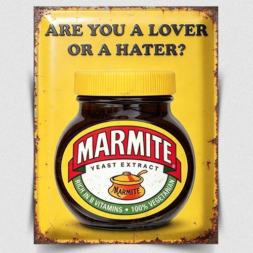 Marmite metal sign plaque - marmite,