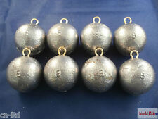  Cannon Ball Boat Leads Weights sinkers. Fast Down 10 or 8oz, Wreck Fishing