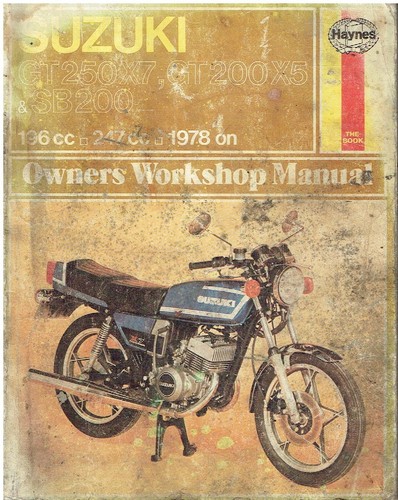 Suzuki gt250 gt200 x5 - x7,