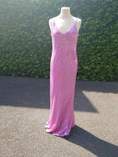 Ronald Joyce After Six Pink Sequin Mermiad Style Alt wedding Dress Size 10 