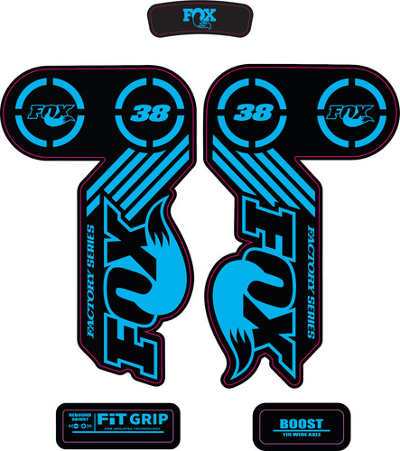 Fox factory forks - 38, decals