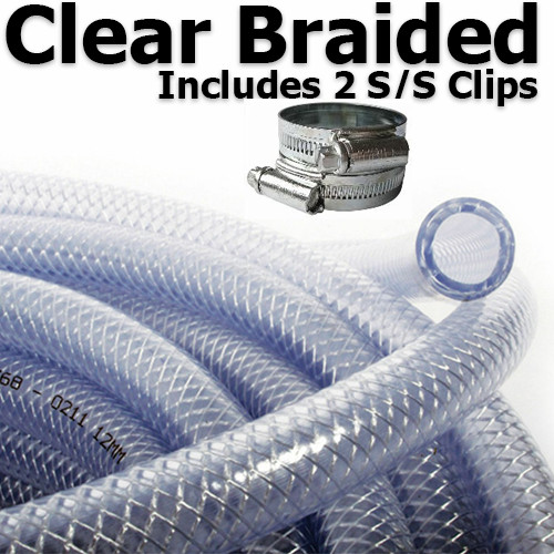 Pvc hose clear flexible - clear,