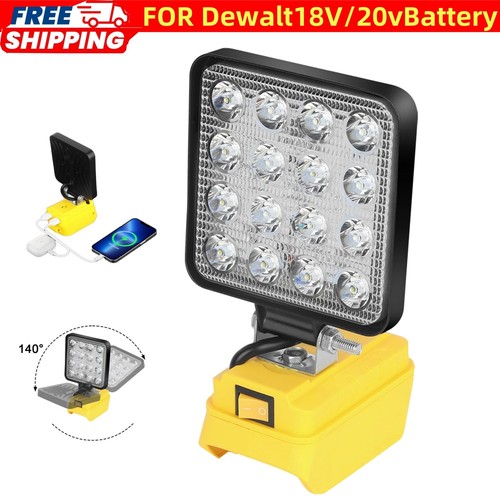 For dewalt 18v 20v battery - for, led