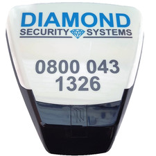 Pyronix Deltabell Black Dummy Alarm box twin flashing LED LIFETIME GUARANTEE